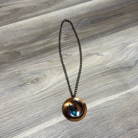 Vintage copper necklace - Picture 1 of 6